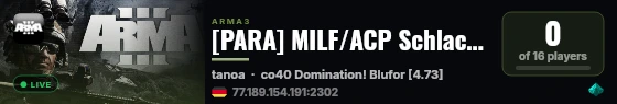 [PARA] MILF/ACP Schlachthof backup live status badge