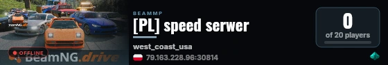 [PL] speed serwer live status badge
