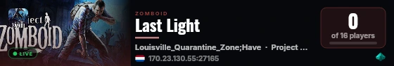 Last Light live status badge