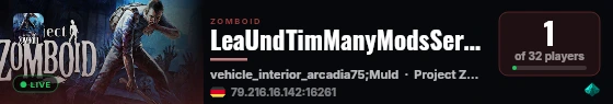 LeaUndTimManyModsSerious live status badge