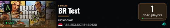 BR Test live status badge