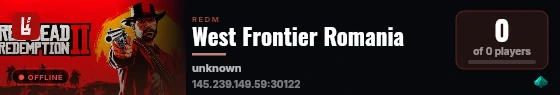 West Frontier Romania live status badge