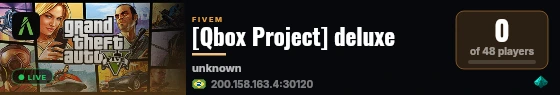 [Qbox Project] deluxe live status badge
