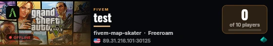 test live status badge