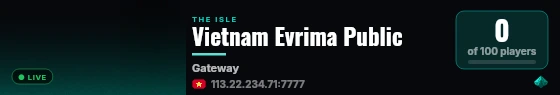 Vietnam Evrima Public live status badge