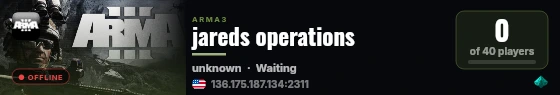 jareds operations live status badge