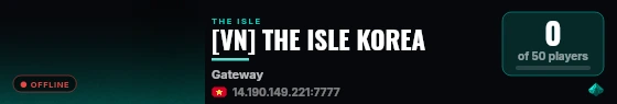 [VN] THE ISLE KOREA live status badge