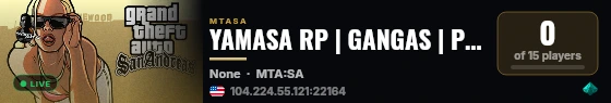 YAMASA RP | GANGAS | POLICIAS | OPTIMIZADO live status badge
