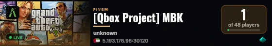 [Qbox Project] MBK live status badge