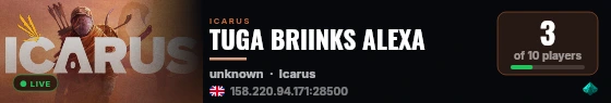 TUGA BRIINKS ALEXA live status badge