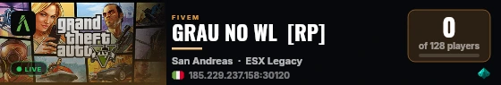 GRAU NO WL  [RP] live status badge