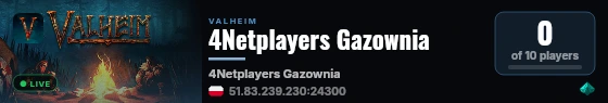 4Netplayers Gazownia live status badge