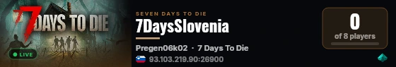 7DaysSlovenia live status badge