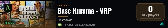 Base Kurama - VRP live status badge