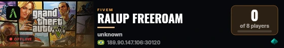 RALUP FREEROAM  live status badge
