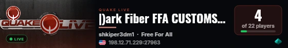 |)ark Fiber FFA CUSTOMS | Texas live status badge