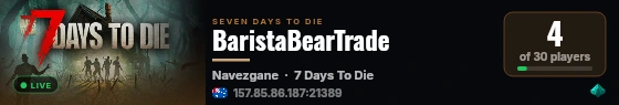 BaristaBearTrade live status badge
