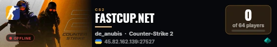 FASTCUP.NET live status badge