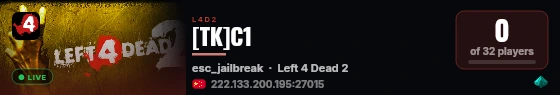 [TK]C1 live status badge