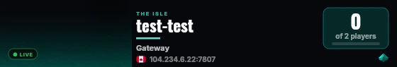 test-test live status badge