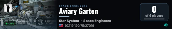 Aviary Garten live status badge