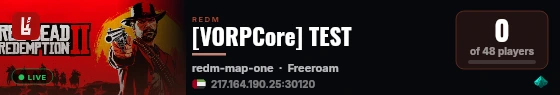 [VORPCore] TEST live status badge