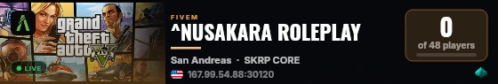 ^NUSAKARA ROLEPLAY live status badge