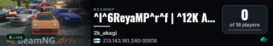 ^l^6ReyaMP^r^f | ^12K Akagi ^f| ^2Vanilla live status badge