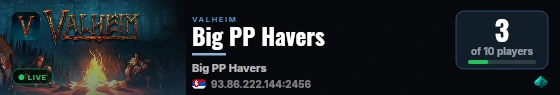 Big PP Havers live status badge