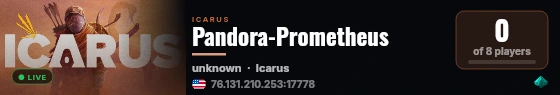 Pandora-Prometheus live status badge