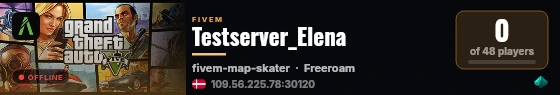 Testserver_Elena live status badge