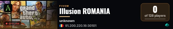 Illusion ROMANIA live status badge