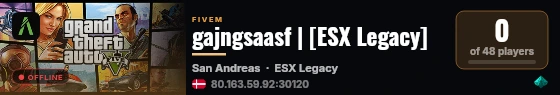 gajngsaasf | [ESX Legacy] live status badge