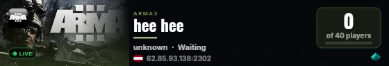 hee hee live status badge