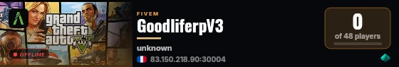 GoodliferpV3 live status badge