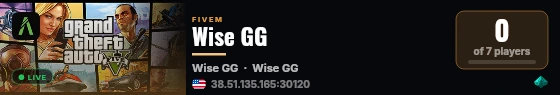 Wise GG live status badge