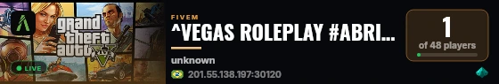 ^VEGAS ROLEPLAY #ABRIU HOJE 29-08🌈 live status badge