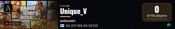 Unique_V live status badge
