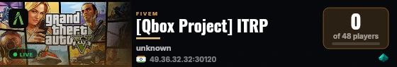 [Qbox Project] ITRP live status badge