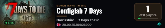 Configlab 7 Days live status badge