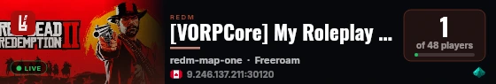 [VORPCore] My Roleplay Sever live status badge