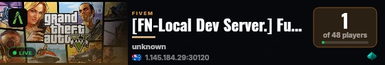 [FN-Local Dev Server.] Fusion Local Dev live status badge