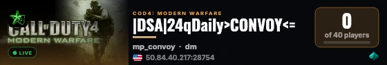 |DSA|24qDaily>CONVOY<= live status badge