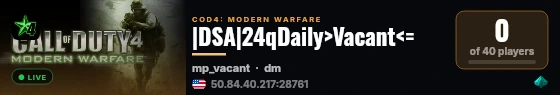 |DSA|24qDaily>Vacant<= live status badge