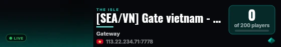 [SEA/VN] Gate vietnam - sv PK live status badge