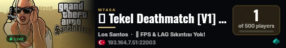 █ Tekel Deathmatch [V1] ❱ # SEASON 1  Promo Kodu: Tekel  live status badge