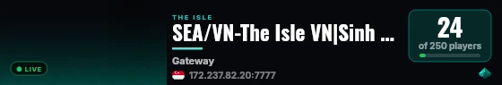 SEA/VN-The Isle VN|Sinh Vien Dino 3x-sinhviendino.com-SVDN live status badge