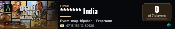 ******* India live status badge