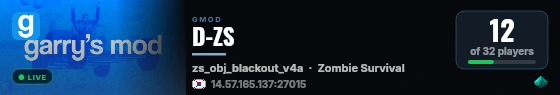 D-ZS live status badge