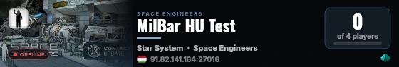 MilBar HU Test live status badge